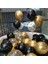 Siyah Metalik Payetli Balon Seti 2