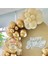 ^^ Doğum Günü Konsepti *retro Beyaz*krom Gold* 60 Lı Balon Zinciri Parti Seti 3