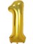 Rakam Balon Folyo 100CM 40 Inç Gold 1 1