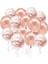 Rose Gold Konfetili Balon Seti 20 Adet 1