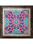 20 x 20 cm Ac 28 Geometrik Desenli Iznik Kırmızı Çini Pano 1