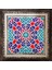 20 x 20 cm Ac 28 Geometrik Desenli Iznik Kırmızı Çini Pano 2