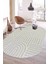 Dijital Kaymaz Yıkanabilir Iskandinav Gri Bej Salon Halısı Mutfak Halısı Koridor Halısı Yolluk DC-7213 Oval 1