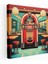 Nostaljik Diner Jukebox Kanvas Tablo - Retro Poster Tasarımı Canlı Müzik Atmosferi 1