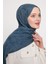 Petrol Mavi Hint Desen Grazia Şal 3