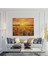 Ananas Tablo - Altın Günbatımı - Duvar Dekorasyonu Kanvas Tablo Sanatı 2
