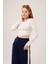 Ters Dikişli Basic Beyaz Body Bluz 7