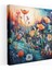 Psikedelik Bahçe Kanvas Tablo 1