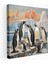 Penguenler Kolaj Kanvas Tablo - Sanatsal Medya Karışımı - Penguen Karışık Medya Kolaj Duvar Sanatı Kanvas Duvar Sanatı 1