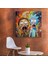 Abstract Expressionist Rick ve Morty Kanvas Tablo Baskısı 2