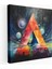 Pink Floyd Soyut Sulu Boya Kanvas Tablo - Pink Floyd Kanvas Tablo 1
