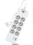 Akım Korumalı Priz 8li 2xtype C 2xusb A HC000052 1