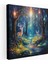 Psikedelik Orman Ruhları Kanvas Tablo 1