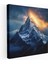 Dağ Zirvesi Kanvas Tablo - Gündoğumu Duvar Dekorasyonu ve Ev Dekorasyonu Için Canlı Renkler 1