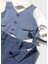 Erkek Bebek Yelek Bluz ve Pantolon Takımı - Mayoral - Mavi - 2-4 Ay - 2581-MAVİ-2-4 Ay 4