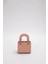 Pembe Mini Boy Aksesuar Detaylı El Çantası 4