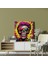 Pop Art Kafatası Portre Kanvas Tablo 2