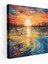 Şafak Duvar Dekorasyonu - Soyut Yansıma Kanvas Tablo - Şafak Kanvas Duvar Sanatı Karışık Medya Şafak 1