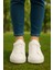 VELORA PARİS Sneakers Beyaz Kombin Ayakkabısı 5
