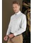 Gk 704 Slim Fit Mavi Klasik Gömlek 4