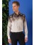 Comfort Fit Pano Desen Kırışık Dokulu %100 Pamuk Açık Kahve Gömlek G 1570 4