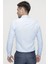 Slim Fit Pamuk Saten Klasik Mavi Gömlek Gk 624 4