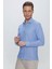 Gk 673 Slim Fit Mavi Klasik Gömlek 1