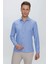 Gk 673 Slim Fit Mavi Klasik Gömlek 3