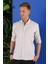 G 1555 Slim Fit Bej Klasik Gömlek 4