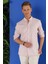 G 1555 Slim Fit Mercan Klasik Gömlek 4