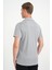 Slim Fit Apaş Yaka Modal Karışımlı Kısa Kol Gri Gömlek G 1590 5