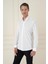 Slim Fit Pamuk Uzun Kol Klasik Beyaz Gömlek Gk 745 3