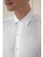 Slim Fit Pamuk Uzun Kol Klasik Beyaz Gömlek Gk 745 5