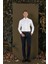 Gk 702 Slim Fit Beyaz Klasik Gömlek 1