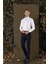 Gk 702 Slim Fit Beyaz Klasik Gömlek 2