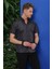 Gk 684 Slim Fit Antrasit Klasik Gömlek 2