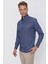 G 1517 Slim Fit Lacivert Spor Gömlek 2