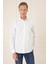 Slim Fit %100 Pamuk Non Iron Kumaş Klasik Beyaz Gömlek Gk 735 2