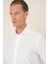 Slim Fit %100 Pamuk Non Iron Kumaş Klasik Beyaz Gömlek Gk 735 5