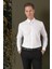 Gk 707 Slim Fit Beyaz Klasik Gömlek 1