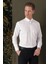 Gk 707 Slim Fit Beyaz Klasik Gömlek 2