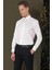 Gk 707 Slim Fit Beyaz Klasik Gömlek 4