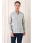 Slim Fit Düğmeli Yaka %100 Pamuk Klasik Çağla Gömlek Gk 723 1