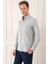 Slim Fit Düğmeli Yaka %100 Pamuk Klasik Çağla Gömlek Gk 723 3