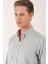 Slim Fit Düğmeli Yaka %100 Pamuk Klasik Çağla Gömlek Gk 723 4