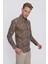 G 1521 Slim Fit Tütün Spor Gömlek 3