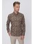 G 1521 Slim Fit Tütün Spor Gömlek 4