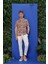 G 1537 Slim Fit Kahve Klasik Gömlek 3