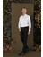 Gk 700 Slim Fit Beyaz Klasik Gömlek 1
