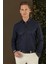 GK 686 Slim Fit Koyu Lacivert Klasik Gömlek 6